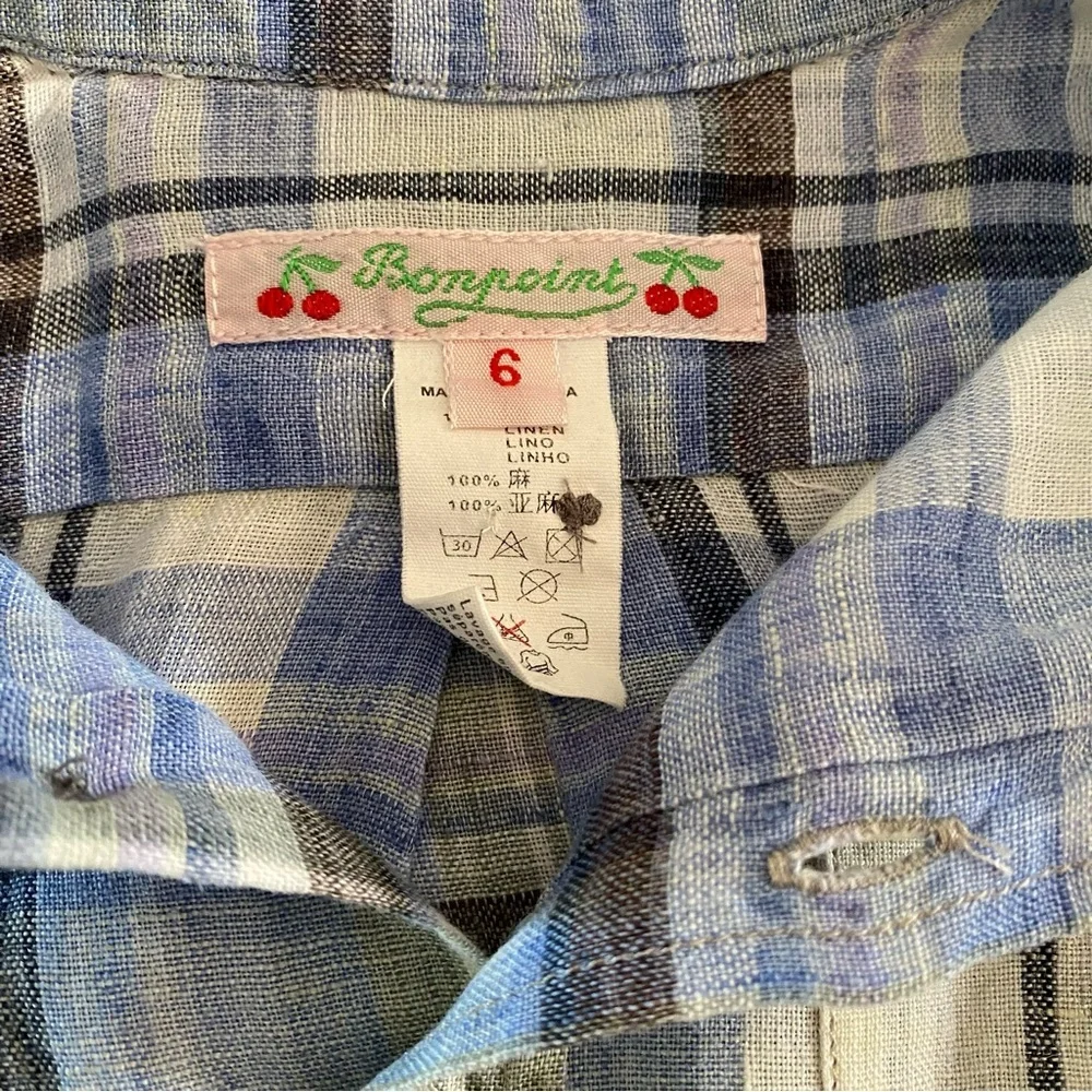 Bonpoint Linnen Baby Boy Shirt - Picture 9 of 10